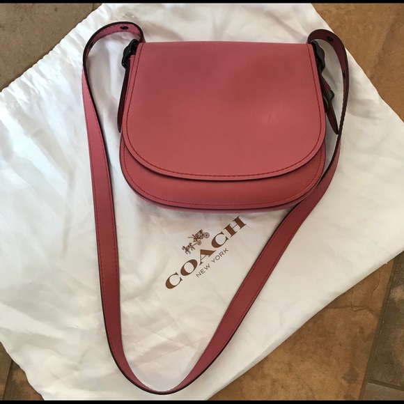 Coach Handbags - Coach Saddlebag SD 20115 Ltd Edition Leather Peony